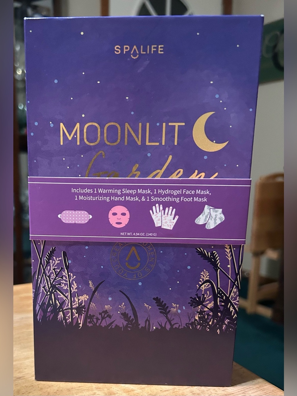 Spa life Moonlit Gardens Bath & Body Set - Purple & Gold